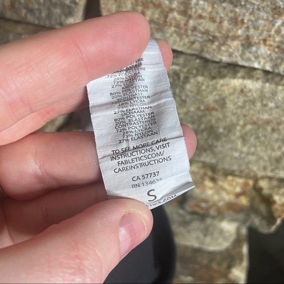 Fabletics High Waist Spin Pants Leggings Zip S - Picture 8 of 8